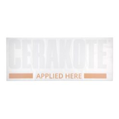 Alternative view of CERAKOTE® Applied Here Decal