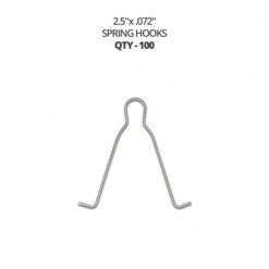 Cerakote 2.5 x .072 Spring Hook - 100 pcs pack - SE-525