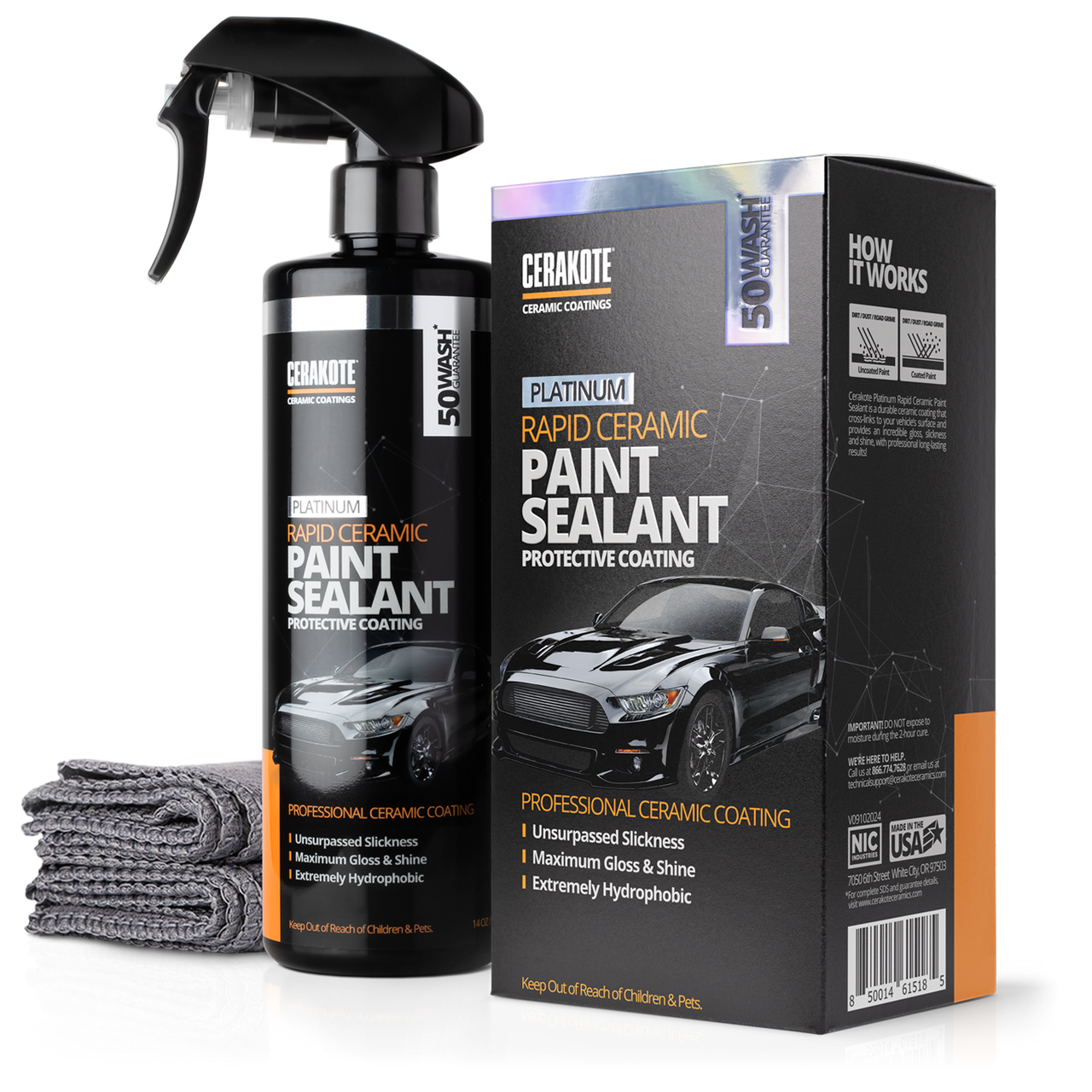 CERAKOTE® Platinum Rapid Ceramic Paint Sealant (397ml Kit) AH-RCPAINT