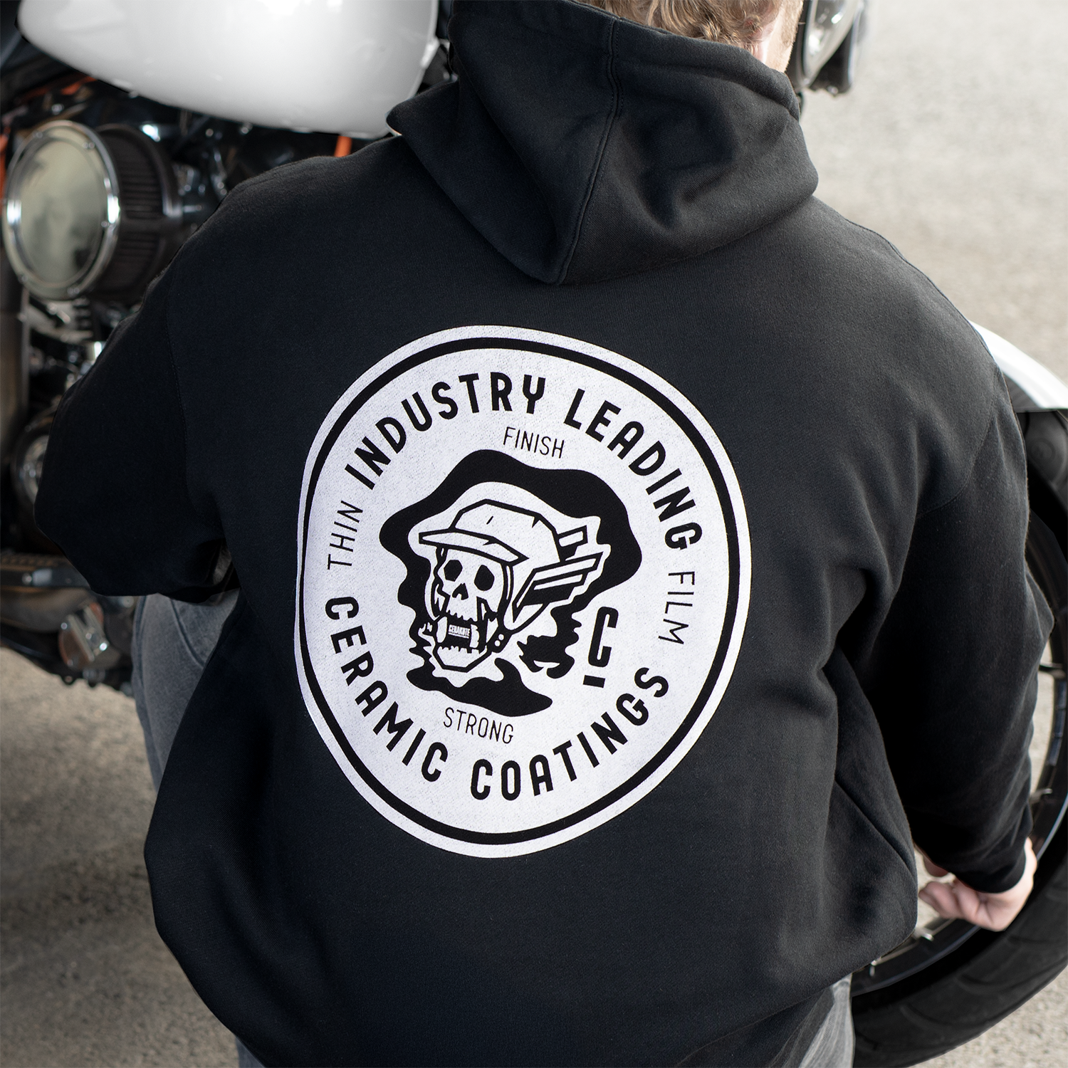 Cerakote Moto Bomber Hoodie - Image 5